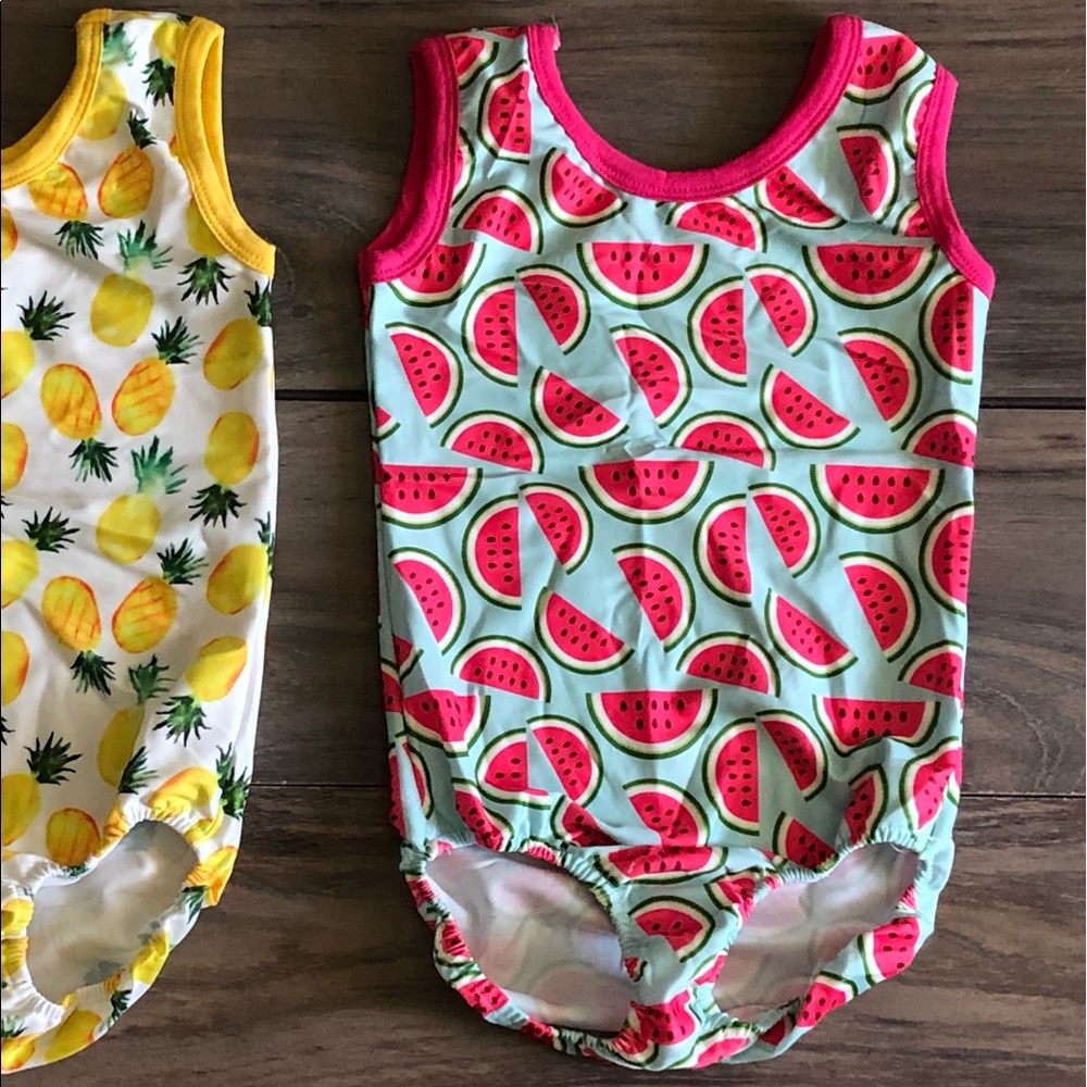 New Custom Watermelon Swimsuits Leotard Super Soft